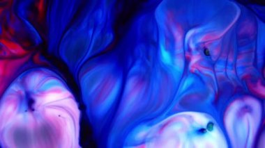 Sanat Mürekkebi Boyasının Soyut Güzelliği Renkli Fantezi Patlattı