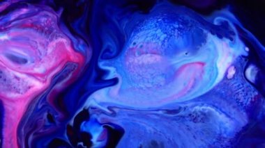 Yavaş Hareketli Makro Desen Sanatsal Kavramsal Renk Yüzey Taşıyıcı Yüzey Sıvı Boya Sıçratma Sanatı DokusuName