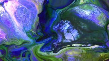 Yavaş Hareketli Makro Desen Sanatsal Kavramsal Renk Yüzey Taşıyıcı Yüzey Sıvı Boya Sıçratma Sanatı DokusuName