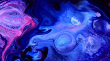 Yavaş Hareketli Makro Desen Sanatsal Kavramsal Renk Yüzey Taşıyıcı Yüzey Sıvı Boya Sıçratma Sanatı DokusuName