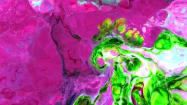 Soyut Renkli Galaktik Sacral Mürekkep Dalgaları Doku Arkaplanı.