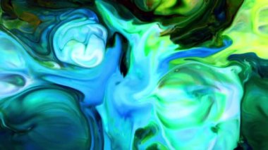 Soyut Renkli Galaktik Sacral Mürekkep Dalgaları Doku Arkaplanı.