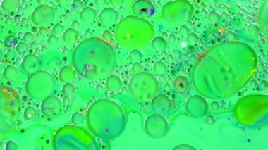 Soyut Renkli Sıvı Boya Akan Arkaplan Dokusunun Yakın Çekimi.