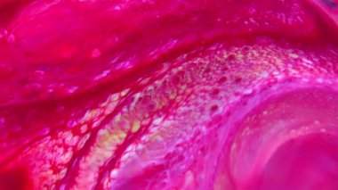 Yavaş Hareketli Makro Desen Sanatsal Kavramsal Renk Yüzey Taşıyıcı Yüzey Sıvı Boya Sıçratma Sanatı DokusuName