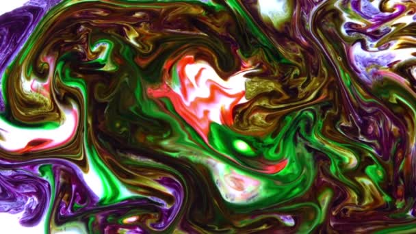 非常に素晴らしい抽象銀河の幻想がコスモスの色を作成背景テクスチャ映像を広げる — ストック動画