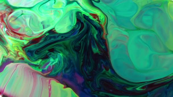 Abstract Grunge Color Ink Paint Spread Blast Explode Background — Stock Video