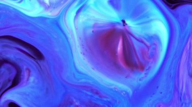 Soyut Renkli Galaktik Sacral Mürekkep Dalgaları Doku Arkaplanı.