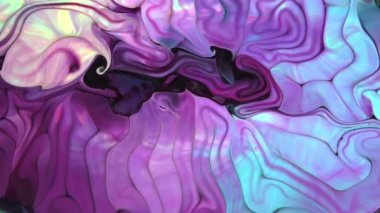 Sanatın Soyut Güzelliği Boya Patladı Renkli Fantezi Yayıldı.