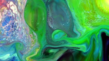 Soyut Renkli Galaktik Sacral Mürekkep Dalgaları Doku Arkaplanı.