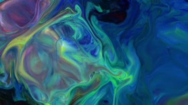 1920x1080 25 Fps. Çok Güzel Mürekkep Soyut Galaktik Renk Boyası Sıvı Doku Tasarımı Videosu.