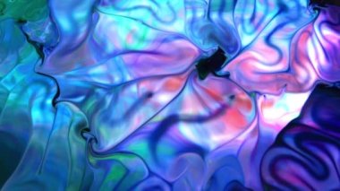 Soyut Renkli Sıvı Boya Arkaplanının Yakın Çekimi. 