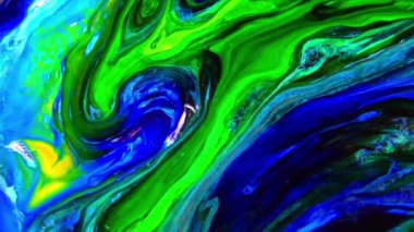 Akışkan Boyama Soyut Doku Yoğun Renkli Galaktik Canlı Renkler Doku Biçimi.