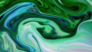 Çok Güzel Mürekkep Soyut Psikedelik Kozmos Sıvı Hareketli Galaktik Doku Görüntüsü.