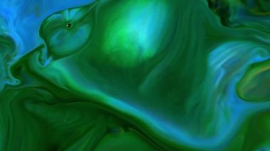 Soyut Sonsuz Renk Döngüleri ve Patlamalar Ayrıntılı Renkli Yüzey Boyaları Hipnotize Ediyor.