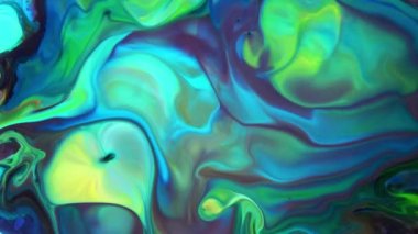 Akışkan Boyama Soyut Doku Yoğun Renkli Galaktik Canlı Renkler Doku Biçimi.