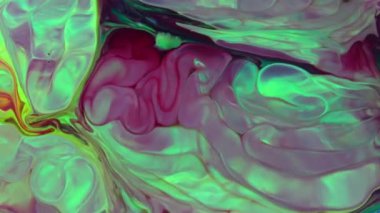 Abstract Dance and Spread of Colorful Ink Paints Background.