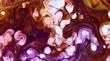 Soyut Renkli Galaktik Sacral Mürekkep Dalgaları Doku Arkaplanı.