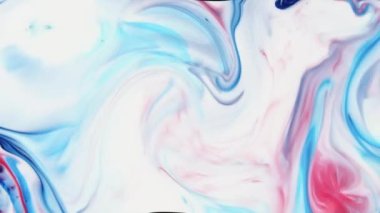 Ayrıntılı Yüzey Renkli Boya Dokusunda Soyut Organik Girdap Sonsuz Gerçeküstü Hipnotize.