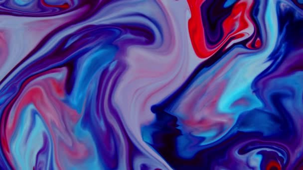 Abstrait Organique Vortex Endless Surreal Hypnotizing Detailed Surface Colorful Paint — Video