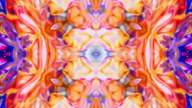 Soyut Süsleme Simetrik Kaleydoskop Doku Görüntüsü.