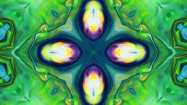 Soyut Süsleme Simetrik Kaleydoskop Doku Görüntüsü.