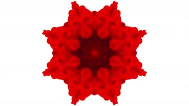 Kaleyidoscope Renkli Organik Boya Mürekkep Mandala Sanat Tasarımı Soyut Arkaplan Görüntüsü.