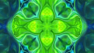 Soyut Süsleme Simetrik Kaleydoskop Doku Görüntüsü.