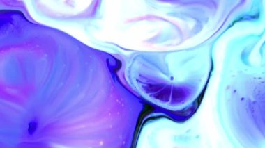 Renkli Boya Akışı Arkaplan Doku Görüntüsü Yayılıyor.