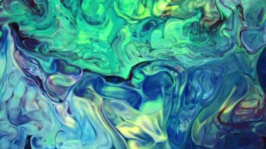 . Çok Güzel Mürekkep Soyut Sanatsal Desen Renkli Boya Sıvı Kavramı Doku Video.