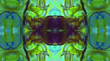 Soyut Kaleydoskop Döngüsel Mandala Sanat Tasarımı Soyut Doku Görüntüsü.