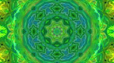 Soyut Kaleydoskop Döngüsel Mandala Sanat Tasarımı Soyut Doku Görüntüsü.