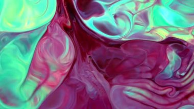 Sanatın Soyut Güzelliği Boya Patladı Renkli Fantezi Yayıldı.