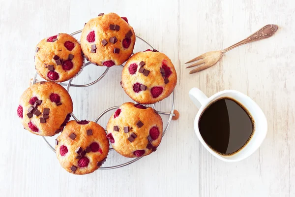 Heerlijk ontbijt met koffie — Stockfoto