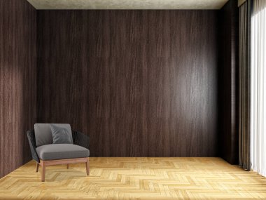 3D tasviri, büyük lüks, modern, parlak iç mekânlar sunuyor. Oturma odasındaki model bilgisayarlar dijital olarak oluşturuluyor.