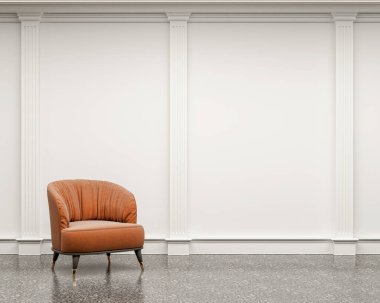 3D tasviri, büyük lüks, modern, parlak iç mekânlar sunuyor. Oturma odasındaki model bilgisayarlar dijital olarak oluşturuluyor.