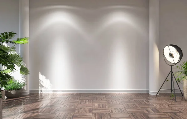 Illustration Rendant Grand Luxe Moderne Intérieurs Lumineux Salon Maquette Ordinateur — Photo