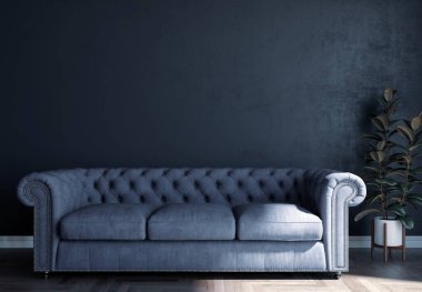 3D tasviri, büyük lüks, modern, parlak iç mekânlar sunuyor. Oturma odasındaki model bilgisayarlar dijital olarak oluşturuluyor.