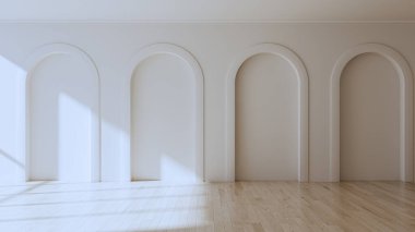 3D tasviri, büyük lüks, modern, parlak iç mekânlar sunuyor. Oturma odasındaki model bilgisayarlar dijital olarak oluşturuluyor.