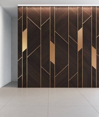 3D tasviri, büyük lüks, modern, parlak iç mekânlar sunuyor. Oturma odasındaki model bilgisayarlar dijital olarak oluşturuluyor.