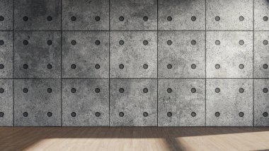 3D tasviri, büyük lüks, modern, parlak iç mekânlar sunuyor. Oturma odasındaki model bilgisayarlar dijital olarak oluşturuluyor.