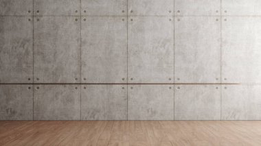 3D tasviri, büyük lüks, modern, parlak iç mekânlar sunuyor. Oturma odasındaki model bilgisayarlar dijital olarak oluşturuluyor.