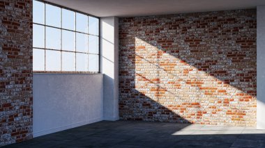 3D tasviri, büyük lüks, modern, parlak iç mekânlar sunuyor. Oturma odasındaki model bilgisayarlar dijital olarak oluşturuluyor.