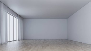 3D tasviri, büyük lüks, modern, parlak iç mekânlar sunuyor. Oturma odasındaki model bilgisayarlar dijital olarak oluşturuluyor.