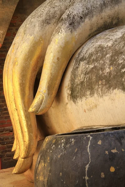Nahaufnahme einer großen Buddha-Hand — Stockfoto