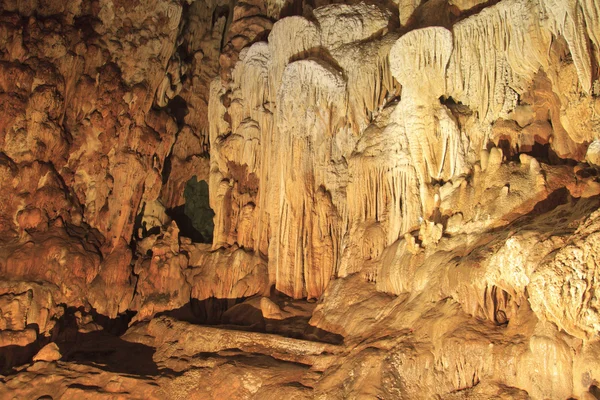 Inside of the Cave stalactites — Stock Photo, Image