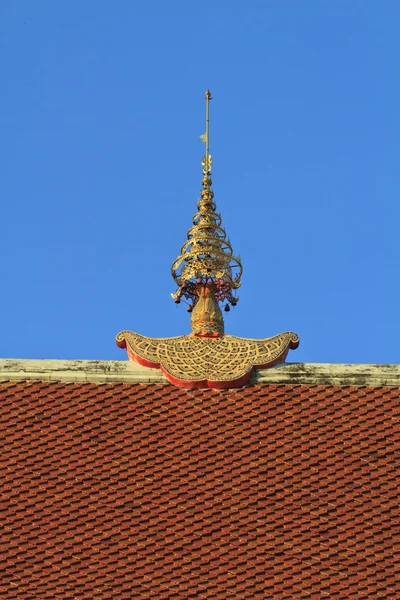 Tempel in der Provinz Chiang Mai, die Dämmerung — Stockfoto