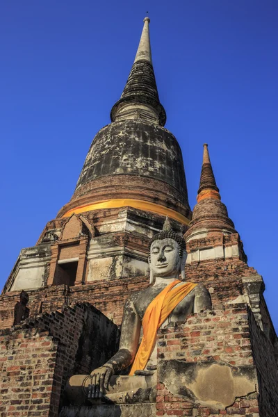 Meraviglioso tempio di Pagoda Wat Chaiwattanaram — Foto Stock