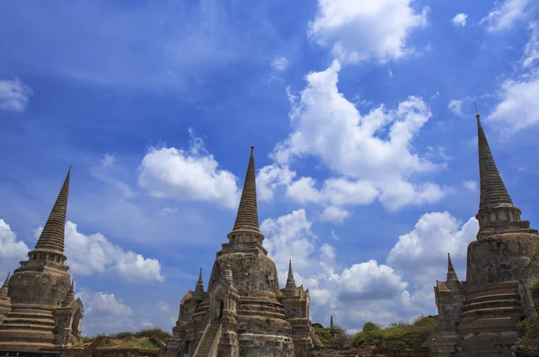 Starobylé pagoda v ayutthaya v Thajsku — Stock fotografie