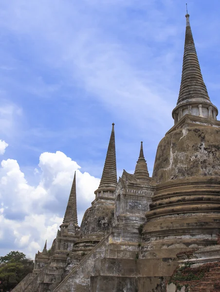 Pagode antigo em Ayutthaya na Tailândia — Fotografia de Stock
