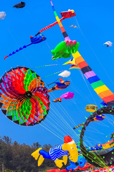 Ταϊλάνδη διεθνή kite Φεστιβάλ — Φωτογραφία Αρχείου